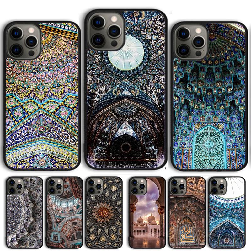 Islam Muslim Mosque Coque Shell For iPhone 17 Air 15 16e 14 13 12 Pro Max 11 Pro Max Plus Phone Case Cover