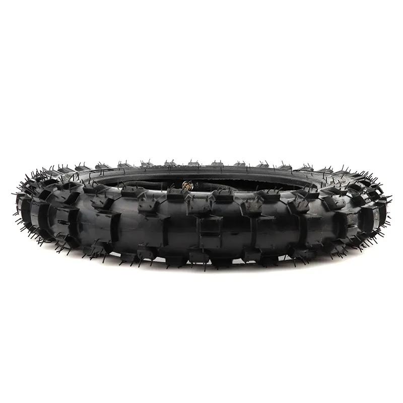10inch Motorcycle Tire 2.50-10 Front Rear Wheel Tire Outer Tyre with Inner Tube for Motocross Dirt Pit Bike
