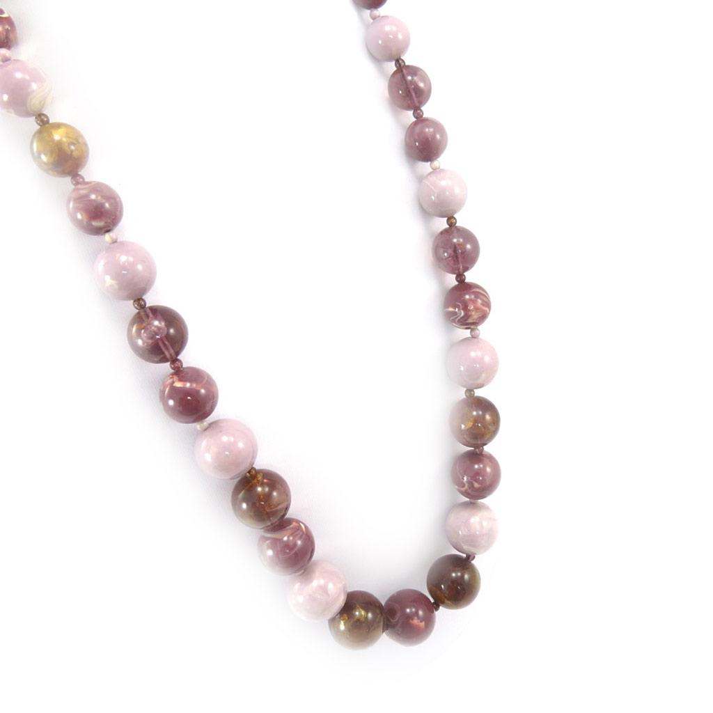 Les Trésors De Lily [K3167] - Purple 'Scarlett' Necklace