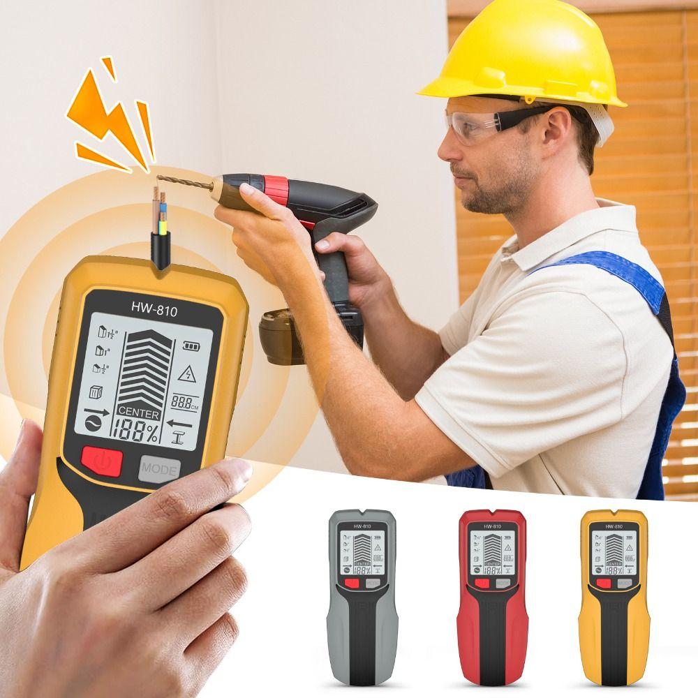 Depth Tracker 6-in-1 Stud Finder Accurately Locate Wall Detector Scanner  Metal Pipes Detection