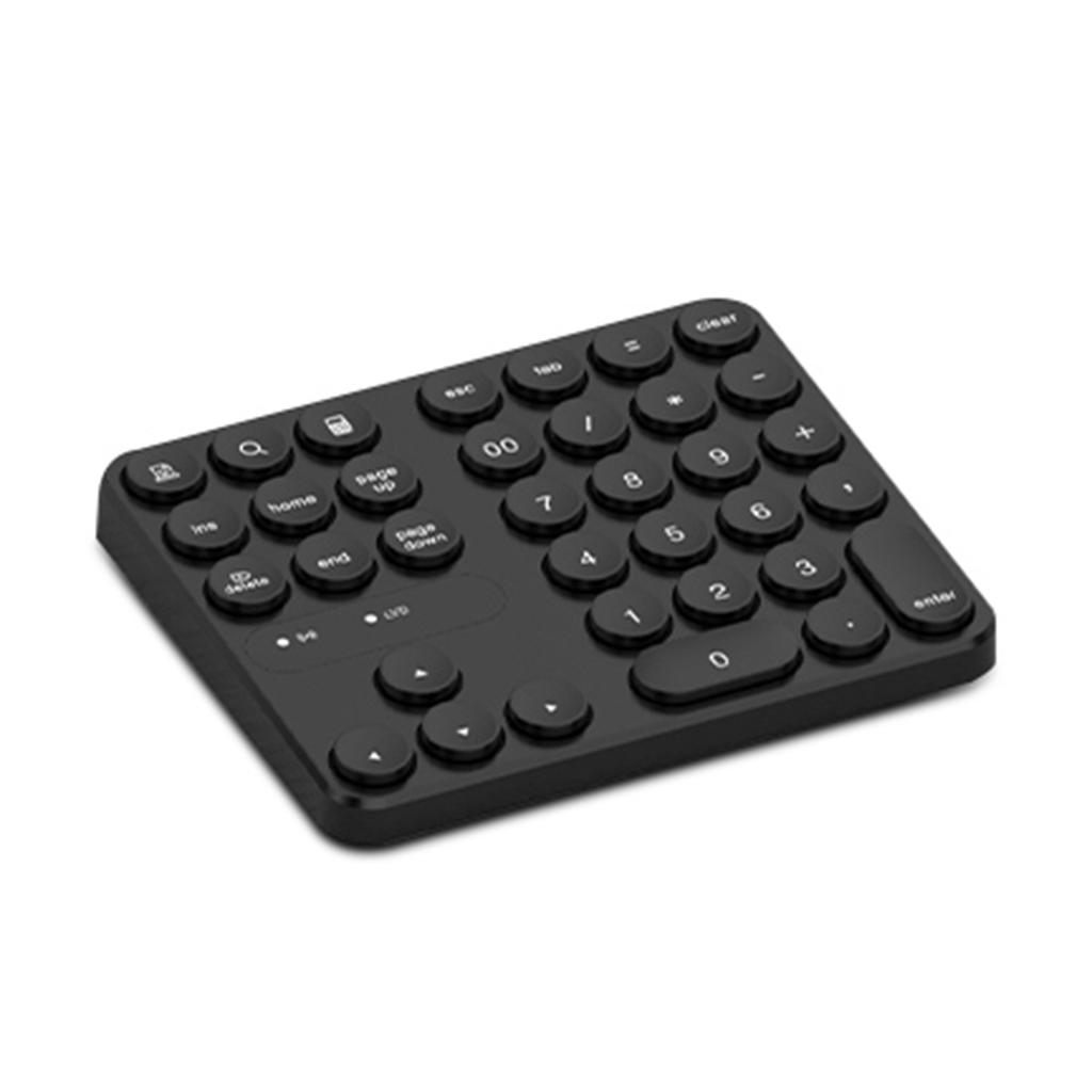 2,4G Drahtlose Ziffernblock 35 Tasten Kompakte Nummer Pad Kompatibel mit WinMacOS Kleine Tastatur