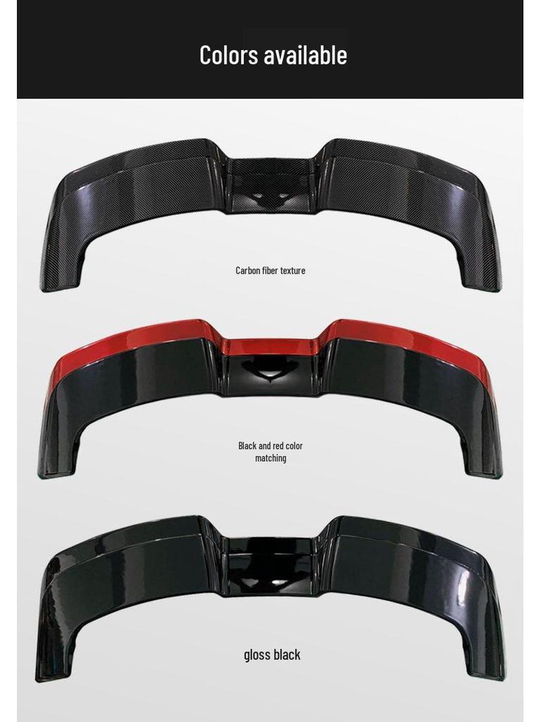 Carbon Fiber Rear Spoiler & Diffuser for 2020 Ford Escape