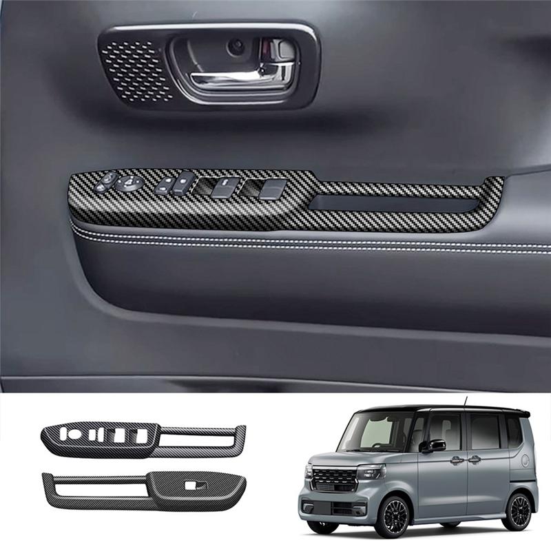 Powerful Car Window Glass Lifter Switch Panel Trim Cover Door Armrest Cover Panel For Honda N-BOX 2024 RHD