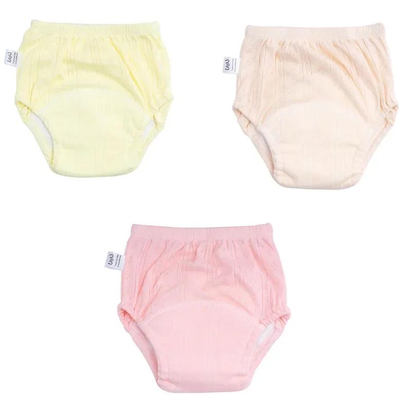 3 PEZZI/LOTE Colori Caramella Pantaloncini da Allenamento per Neonato Shorts Estivi per Bambino Pannolini di Stoffa Lavabili per Maschio e Femmina Pannolini Riutilizzabili Mutandine per Lattante