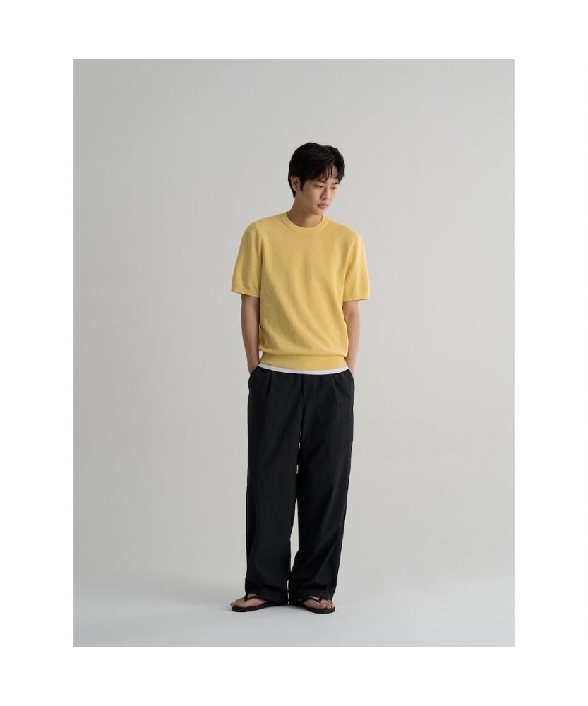 8SECONDS Garment-Dyed Elastic Chino Pants Ash