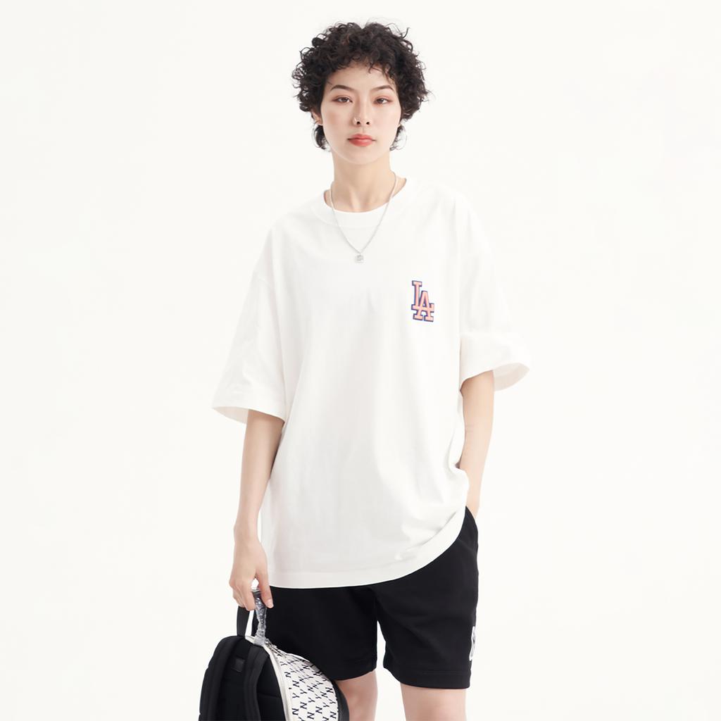 New MLB Los Angeles Dodgers T Shirt Unisex Ivory 3ATSM0233-07IVS