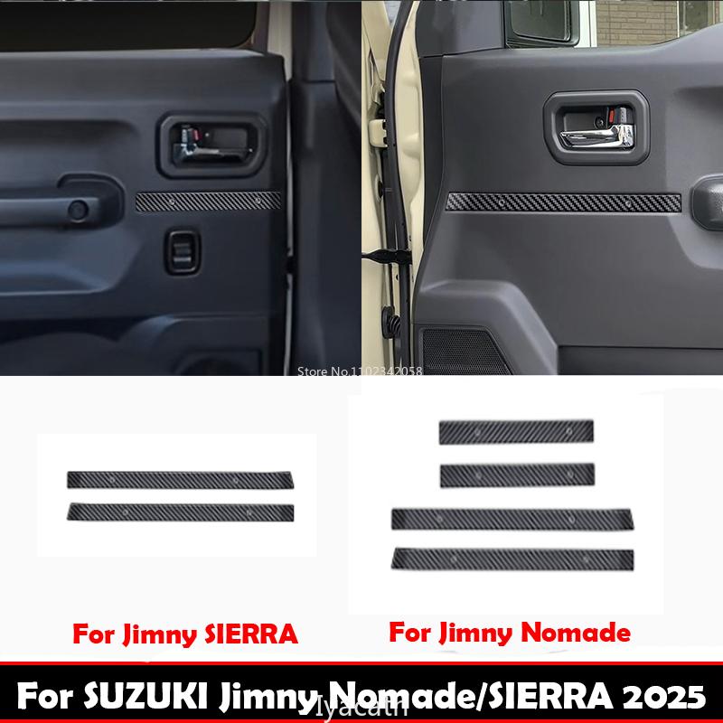 FOR SUZUKI Jimny Nomade 5/SIERRA 3 2025 Inner Door Bowl Under Panel ide Handle strip Protector Cover Interior Accessories