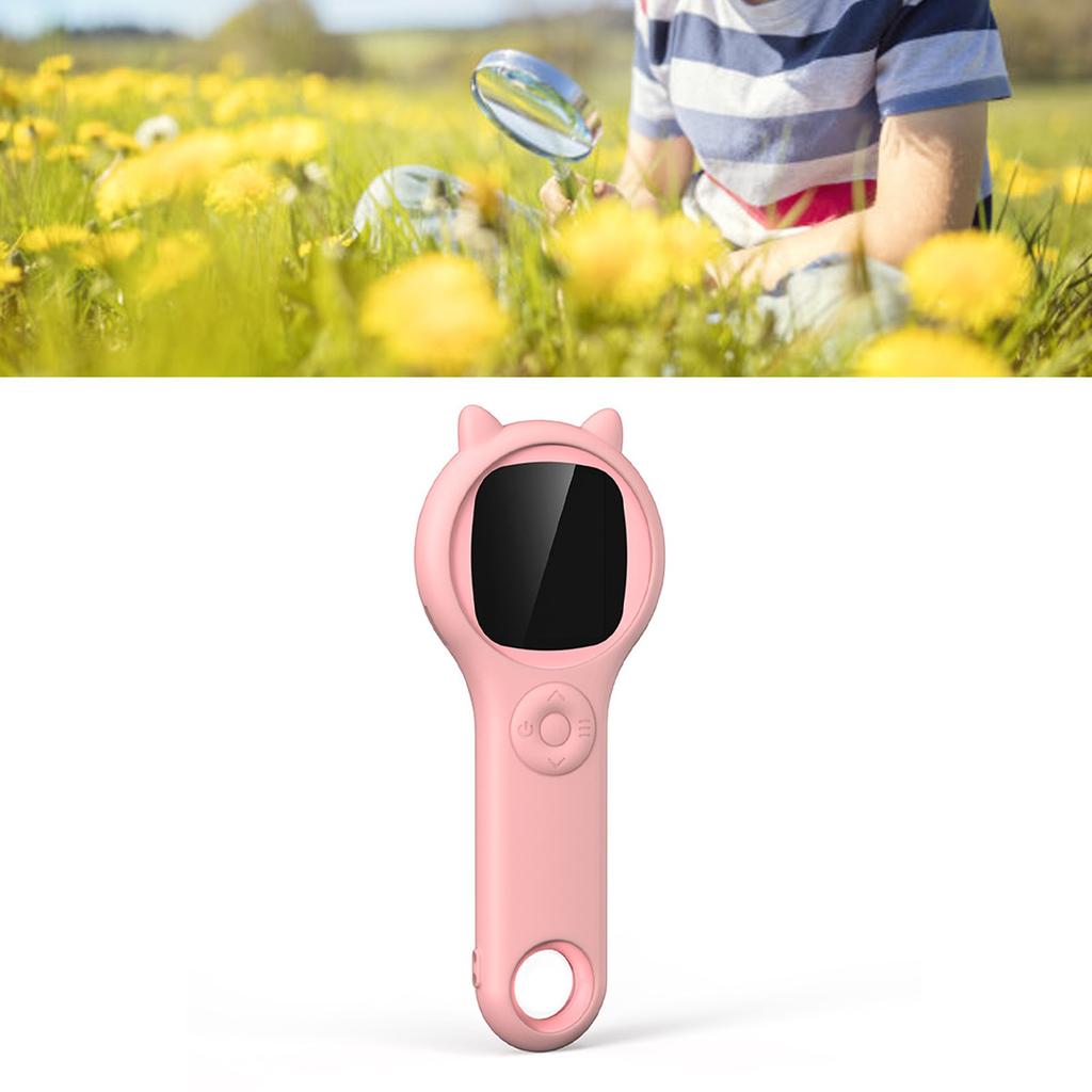 Students Handheld Microscope 2 Inch Screen 500x Portable USB Scientific Toy Microscope