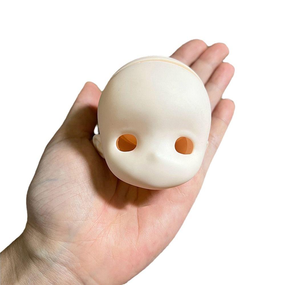 Soft PVC 1/6 MJD Doll Head Handmade BJD Doll's Head New No Makeup Doll Head Practice Makeup