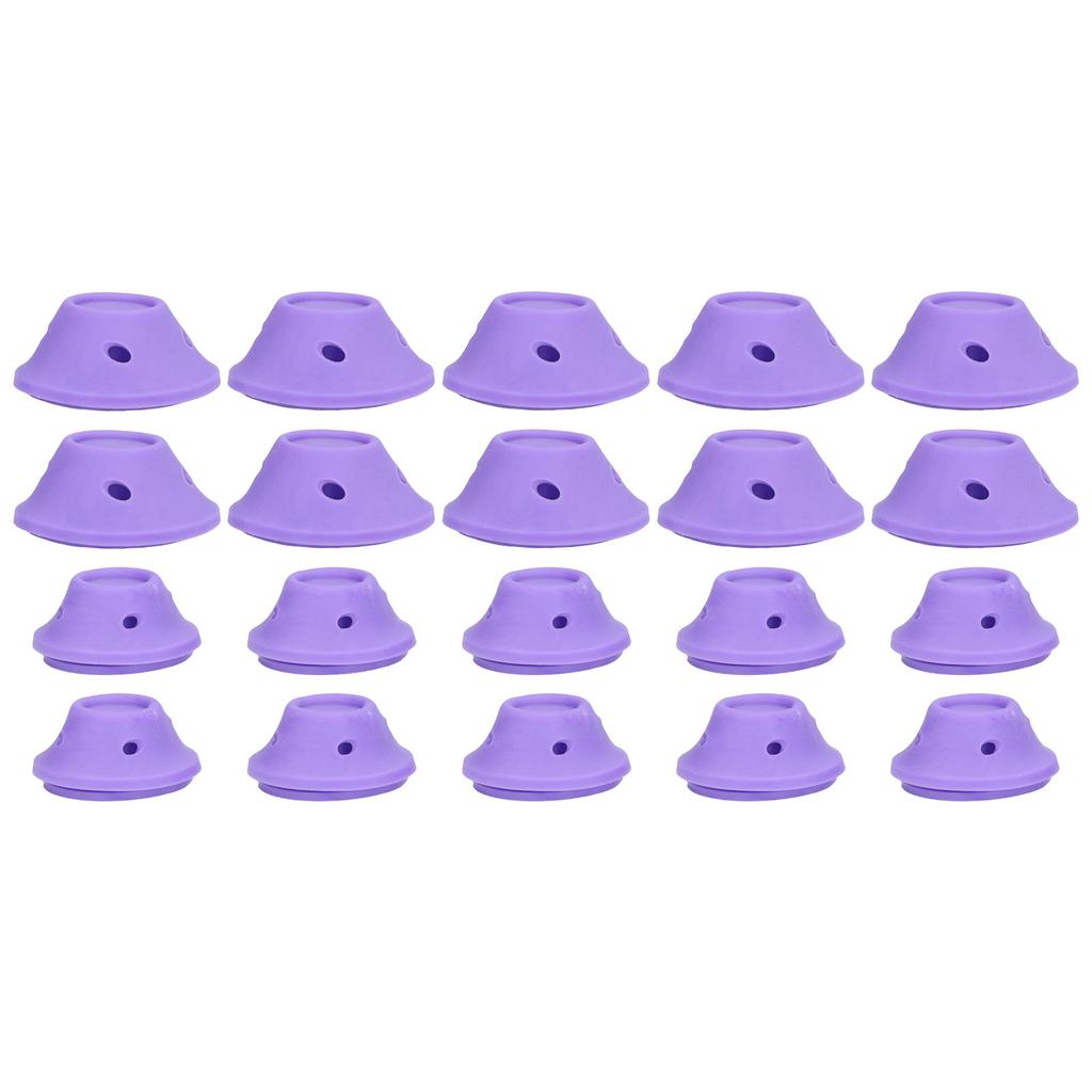 20 Stück Lockenwickler Silikon Haar Style Wave Former Pilzförmige Lockenwickler Set Home für Frauen