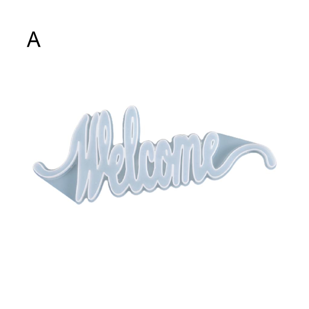 DIY Blessings Decor Doorplate Welcome Party Epoxy Happy Mold