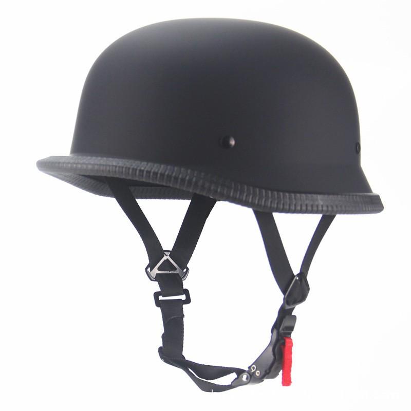 Retro German-Style Lightweight Summer Half Helmet with Plume for Soldier Enthusiasts