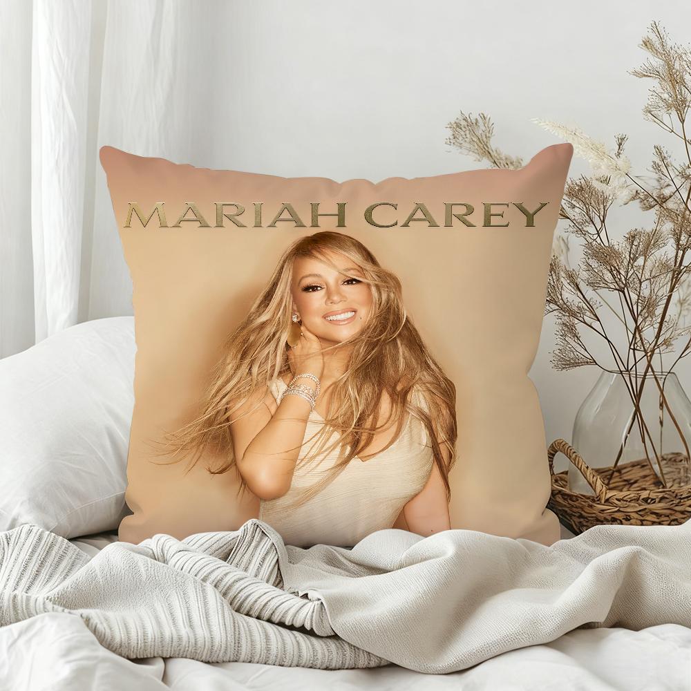 

Classic Singer MMariah Carey Here For It All Pillow Case Bedroom Sofa Living Room Backrest Decoration Square Cushion Nap Time 30x30 cm