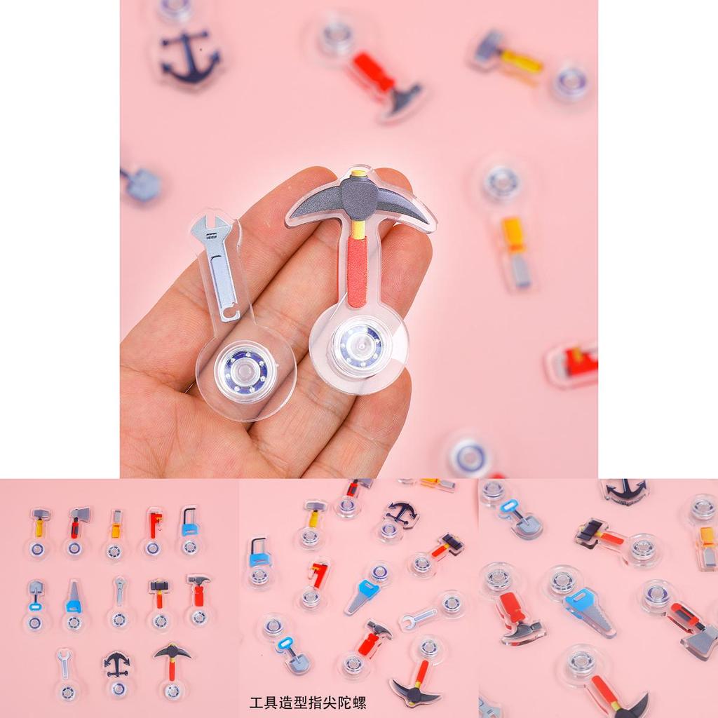 Traditional Toy Plastic Finger Spinner With Screwdriver And Wrench Tool For Kids And Collectors