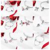 Copper Sparkling Heart Charm Pendant Beads Fit Original Bracelet For Women Valentine Day Jewelry Making Gifts
