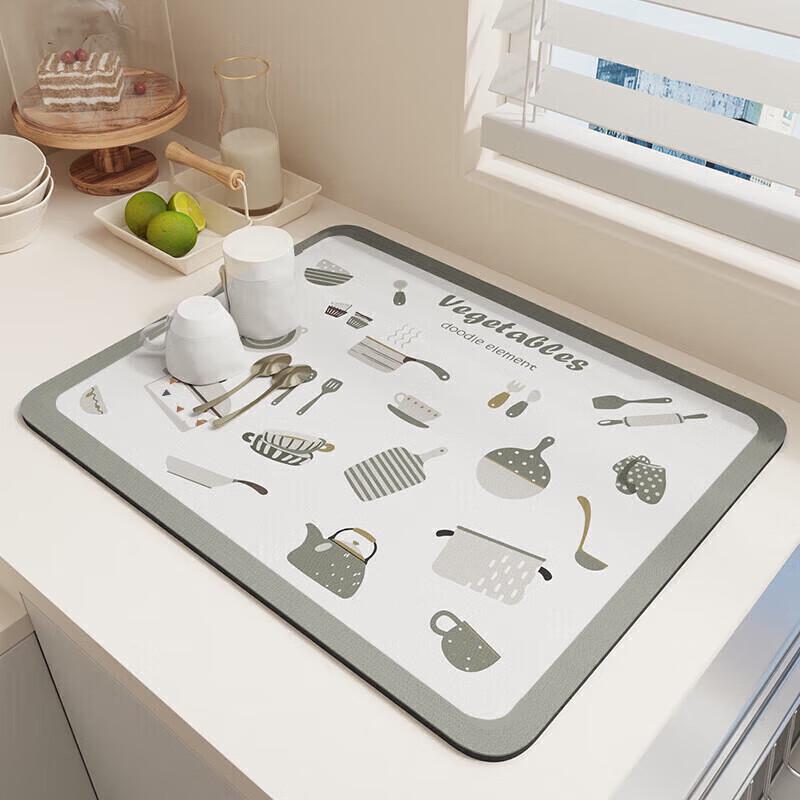 Multipurpose Absorbent & Heat-Resistant Kitchen Countertop Mat