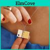 Choker Book Pendant Stainless Steel Necklaces For Women Men Waterproof Gold Plated Chain Neckalce Unisex Lovers Jewelry