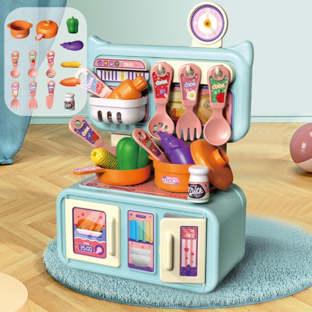 Simulated Kitchen Counter Play Set Mini Pretend Play Role Toys  Boys Girls
