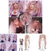 Stunning Danganronpa Junko Enoshima Cosplay Wig With Cute Bear And Bunny Hairclips