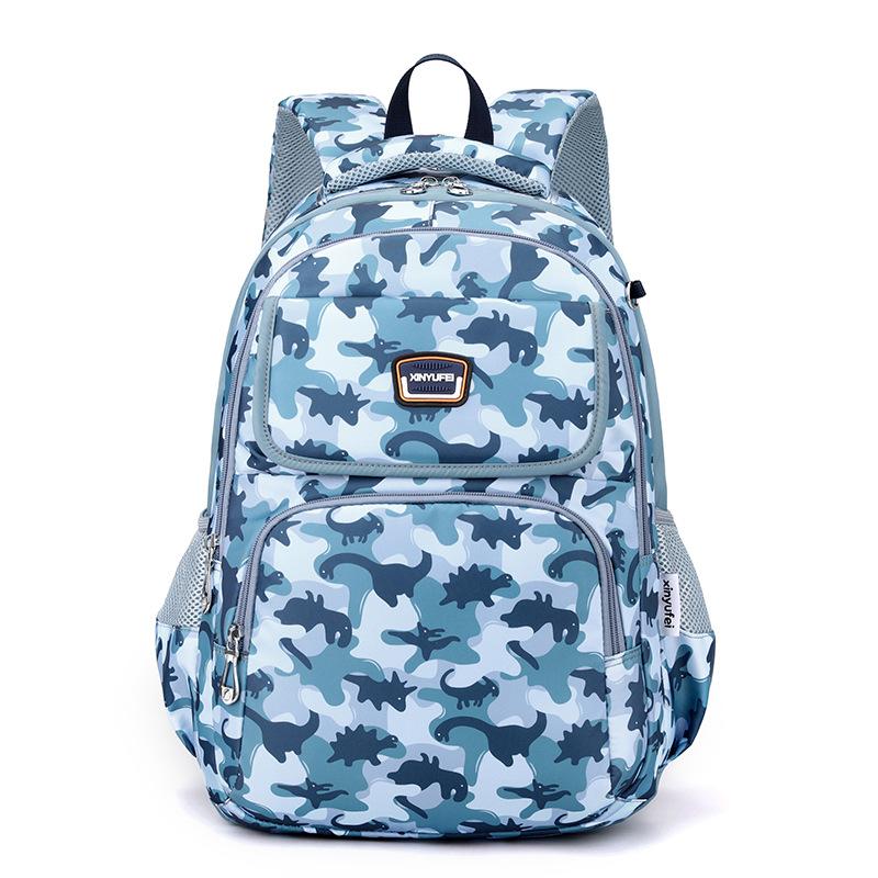 

Модный рюкзак для мальчика, многосекционный, большой вместимости, школьный рюкзак для учеников начальной школы, средней школы, старшей школы, рюкзак для снижения нагрузки синий