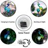 Viveta Garden Solar Lights Decorative, 2 Pack Metal Peacock Solar Lights Stake for Outdoor Garden Patio Yard Lawn Decorations