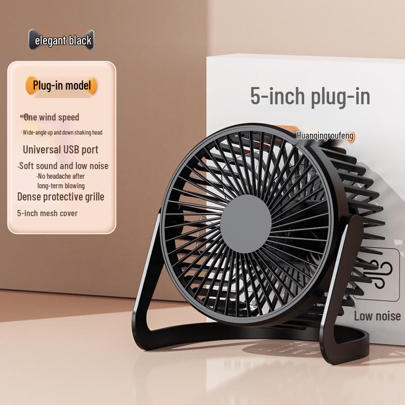 Compact USB Mini Desk Fan - Available In 5, 6, or 8 Inches for Office, Student, or Home Use.