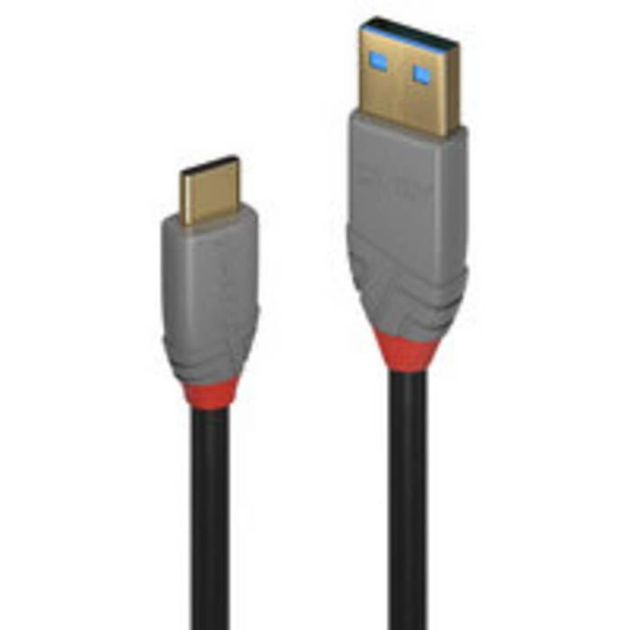 Câble USB 3.1 type C / A - LINDY - Anthra Line - 5A - 1m