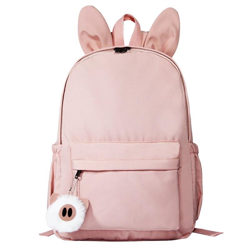 New rabbit ear backpack ins wind student cute schoolbag