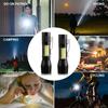 Mini LED Lommelykt USB Oppladbar Zoombar Lommelykt Høy Effekt Bærbar Spotlys Vanntett Lang Rekkevidde Utendørs Camping Lanterne