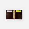 Cone Compact Wallet Dark Brown