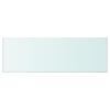 VidaXL Panneaux d'étagère 2 pcs Verre Transparent 90 x 30 cm