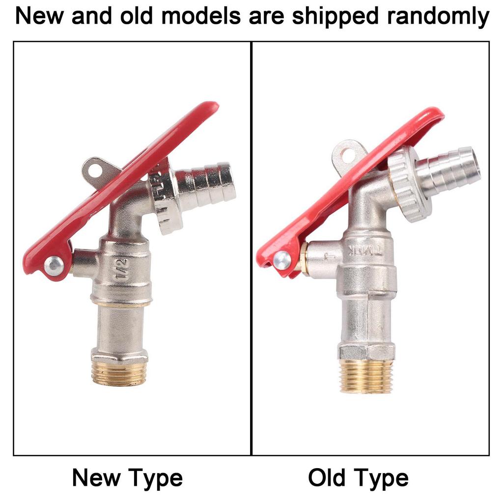 Brass 1/2" Thread Water Tap Lockable Faucet Home Outdoor Garden Tool Lockable Water Tap