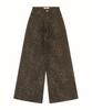ORDINARY HOLIDAY Leopard Wide Pants [Brown]