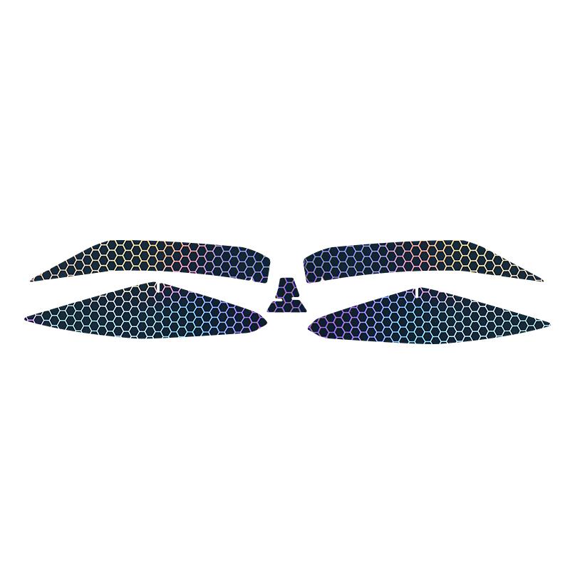 For Yamaha NMAX155 2020 2021 2022 Headlight Film Smoked Black Tail Light Transparent Protective Film Honeycomb Laser Light Film