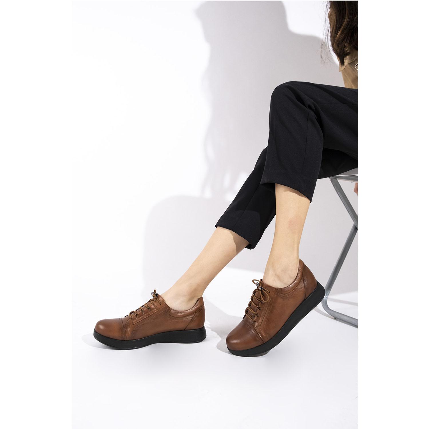 

Lina Натуральная кожа Желто-коричневые мягкие анатомические повседневные туфли