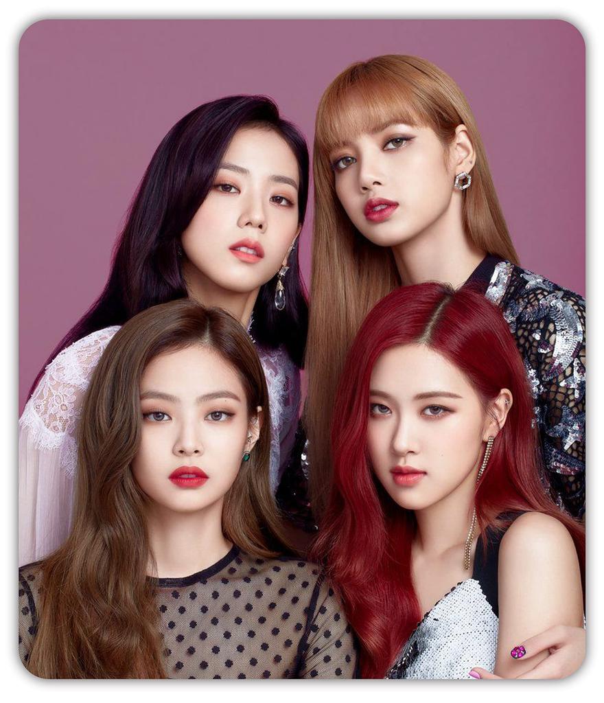 BLACK PINK Soft Mouse Pad