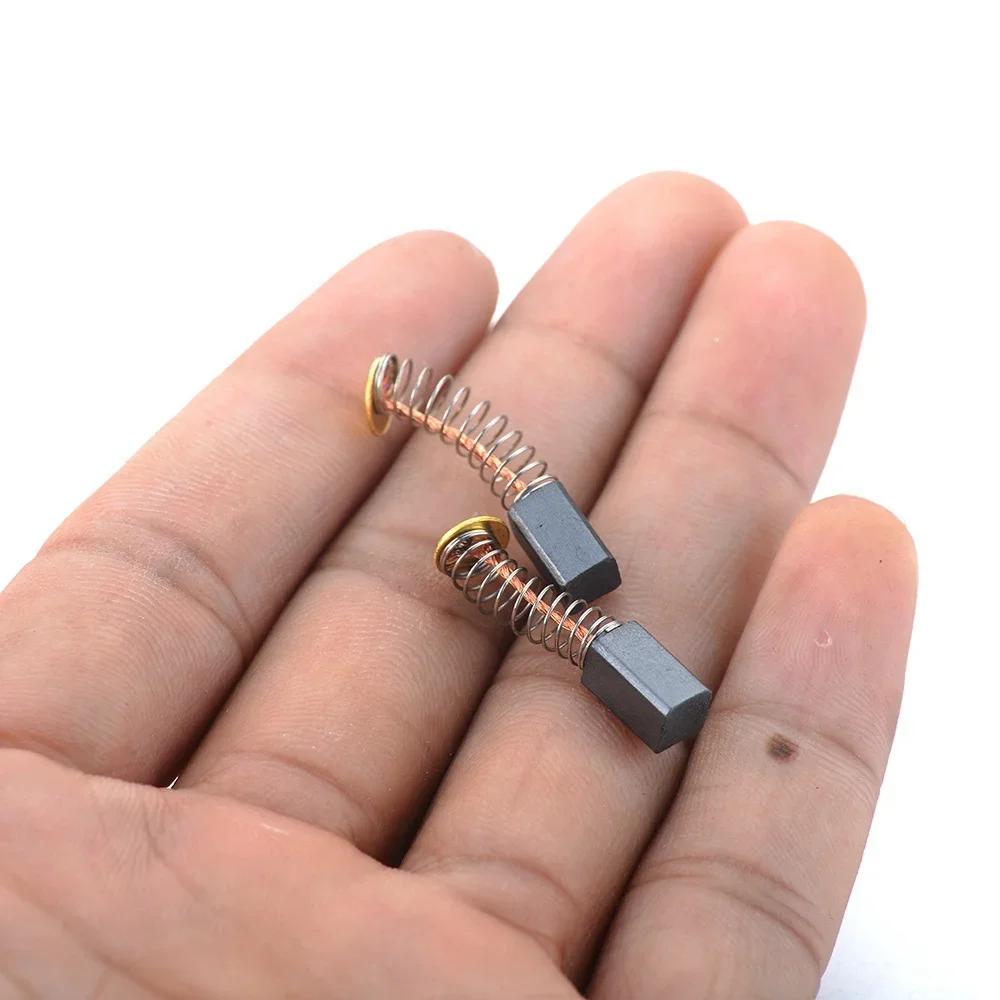 10Pcs High Quality Mini Drill Rotary Tool Carbon Brushes Electric Grinder Replacement Motors Spare Parts