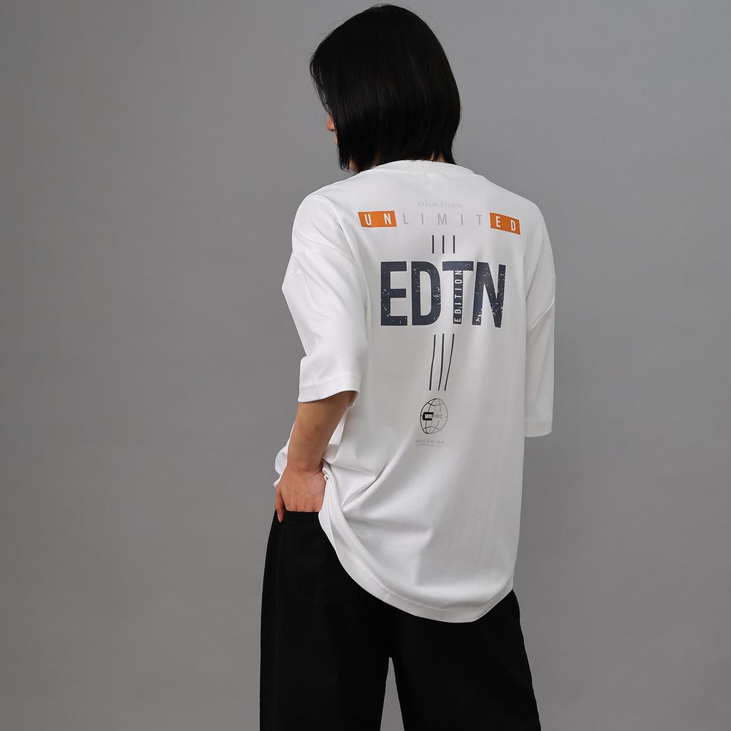 Seutailligseu Edtn Pure Cotton Oversized Short Sleeve T-Shirt 2 Colors
