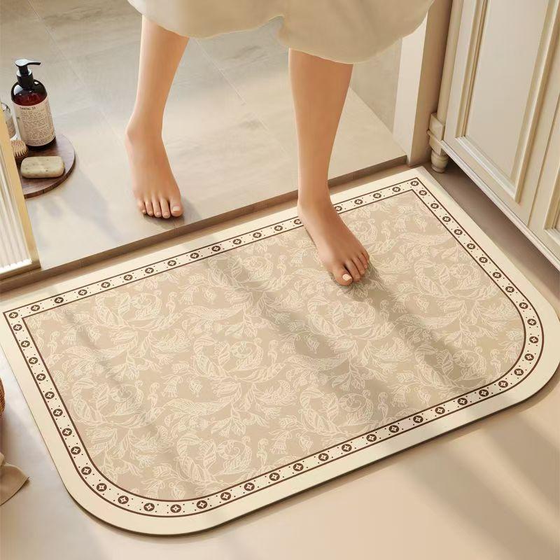 Bathroom absorbent diatom mud toilet doormat toilet toilet floor mat toilet carpet