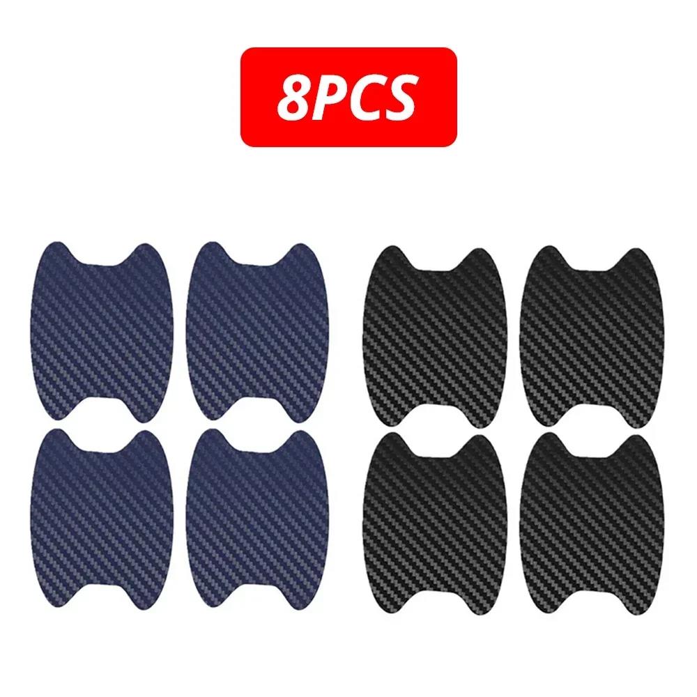 Car Door Handle Stickers Carbon Scratches Resistant Cover Protection Film Exterior Styling auto Accessories Defense Universal