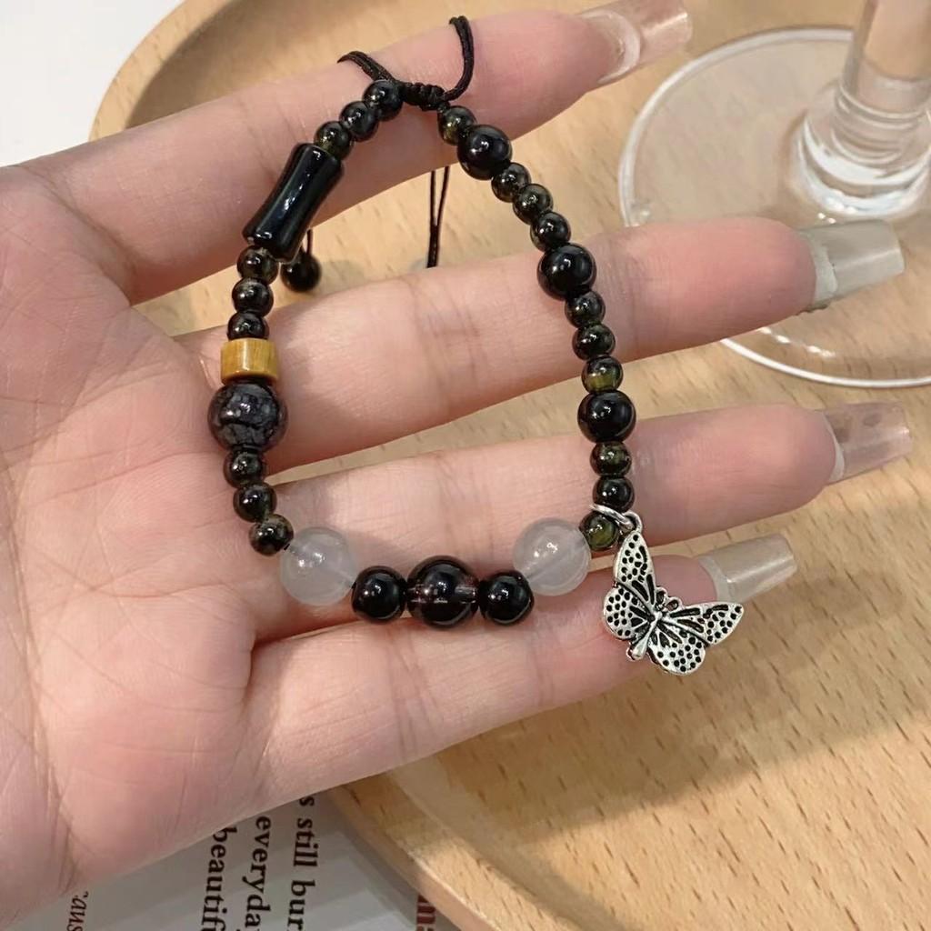 Bracelet Stylish Butterfly Womens Geometric Alloy Jewelry Modern Cold Style 2024 Spring