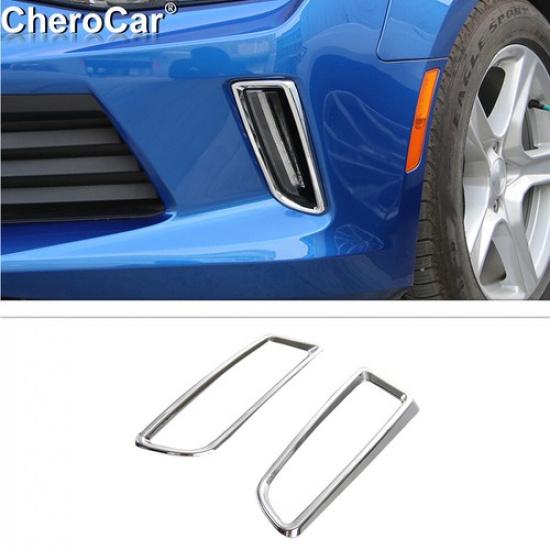 

Daytime Running Light Decoration Ring Lamp Trim For Chevrolet Camaro 17+ Chrome