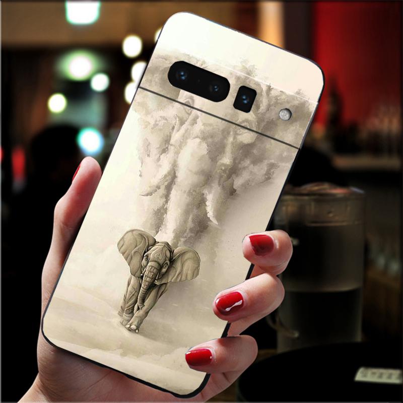 

Phone Case For Google Pixel 10 Pro XL 9 Pro XL 8 7 6 Pro 9A 8A 7A 6A Pixel 8 7 6 5 Elephant Google Pixel 8a
