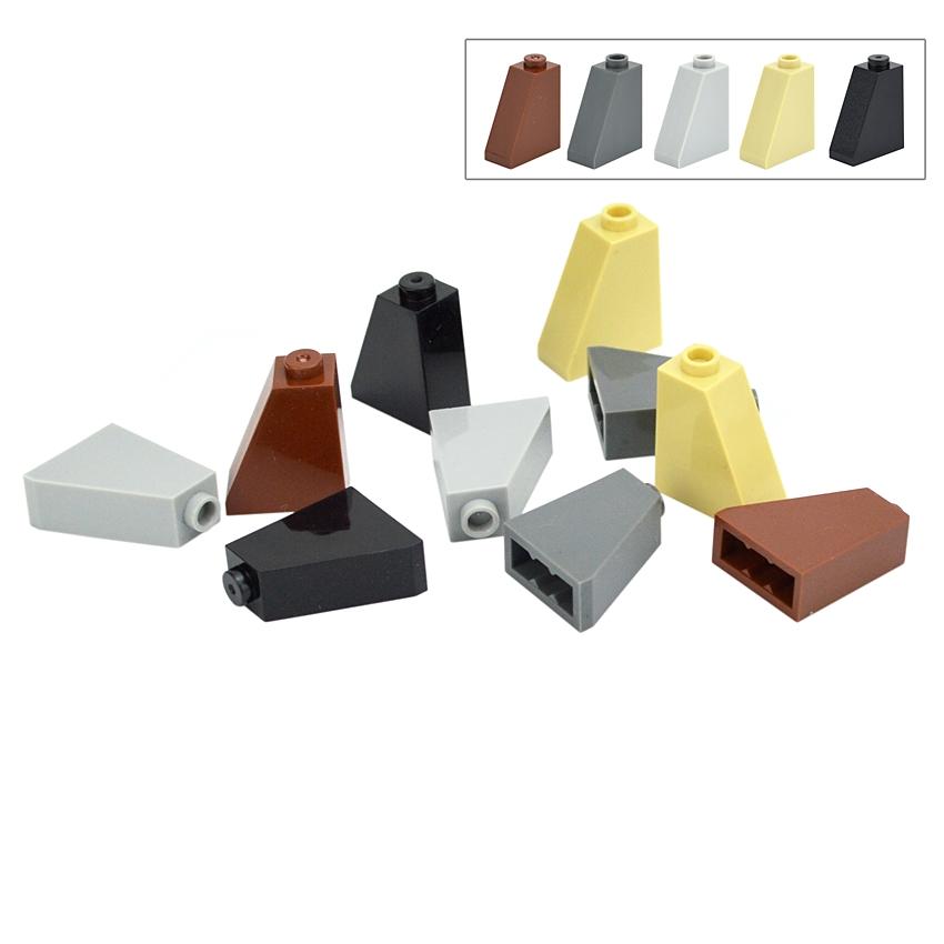 MOC 65° Inclinazione 2x1x2 Mattoncini Pezzi Fai da te Compatibili con 60481 Mattoncini Modello Sfuso Pezzi Tecnici Educativi Giocattoli per Bambini