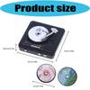 Tiny Realistic Record Player For 1:12 Dollhouses Alloy Construction Collectible Miniature Great For Gift Giving