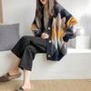 Knitted Cardigan Women's Plus Size Autumn and Winter Loose Thick Sweater Jacket Square Sweater Cardigan