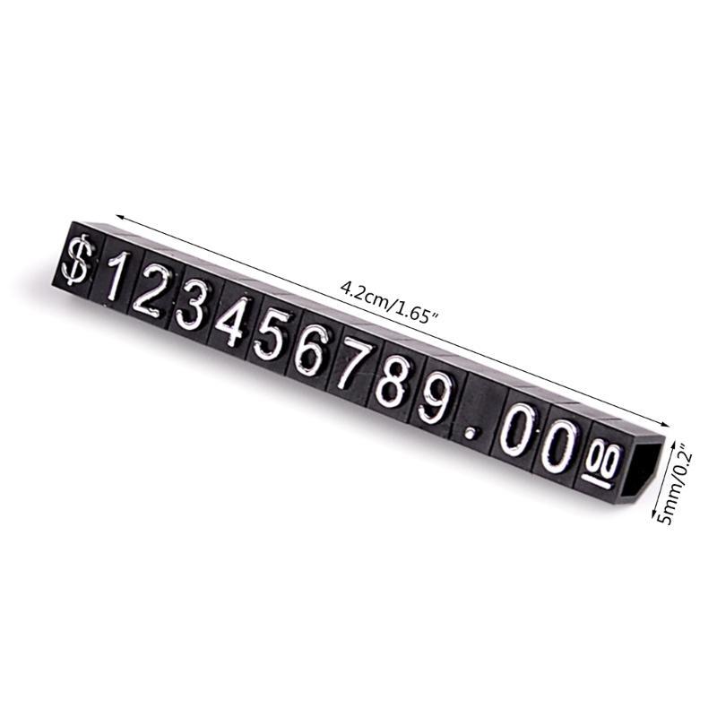  10Pcs/set Combined Price Tags Price Labels Display Blocks for Jewelry Shop Store