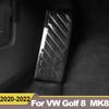 Für Volkawagen VW Golf 8 MK8 2022 Edelstahl Auto Fußstütze Pedal Rest Abdeckung Pads Fall Borte Aufkleber Zubehör