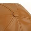 Premium Quality Unisex Women Soft Faux Leather Baseball Cap For Biker Outdoor Use