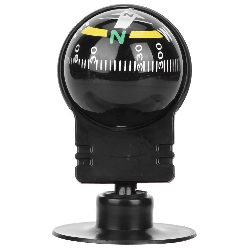 2PCS LC282 ABS Portable Car Compass Guide Ball with Suction Cup Outdoor Navigation Tools